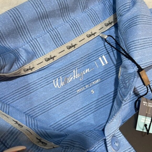 Walter Hagen Men's P11 Fine Line Texture Stripe Golf Polo - Picture 9 of 12